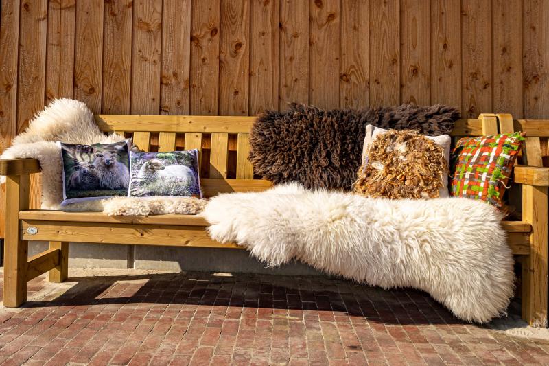 Aanbieding kussens Ondernemerskooi op de Inloopmiddagen
